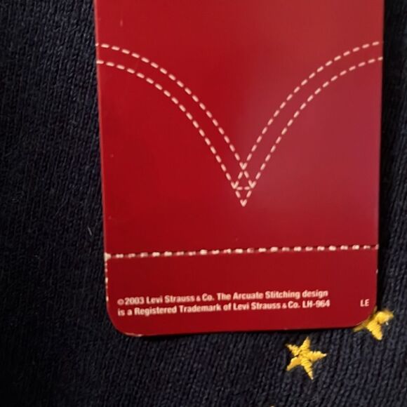 Vintage 2003 Levi’s Blue Euro Equestrian Brand New Sweater - Picture 9 of 12